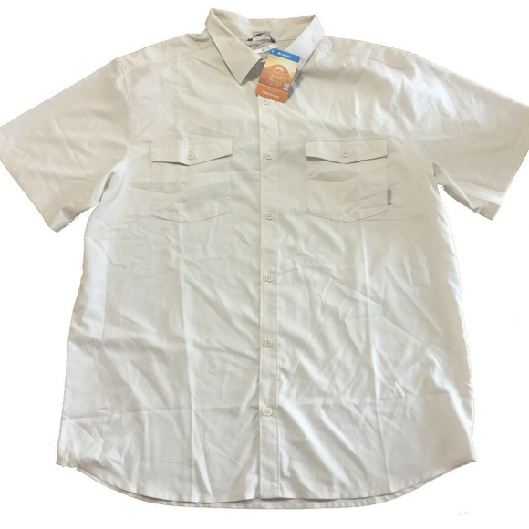 columbia omni wick button up shirt